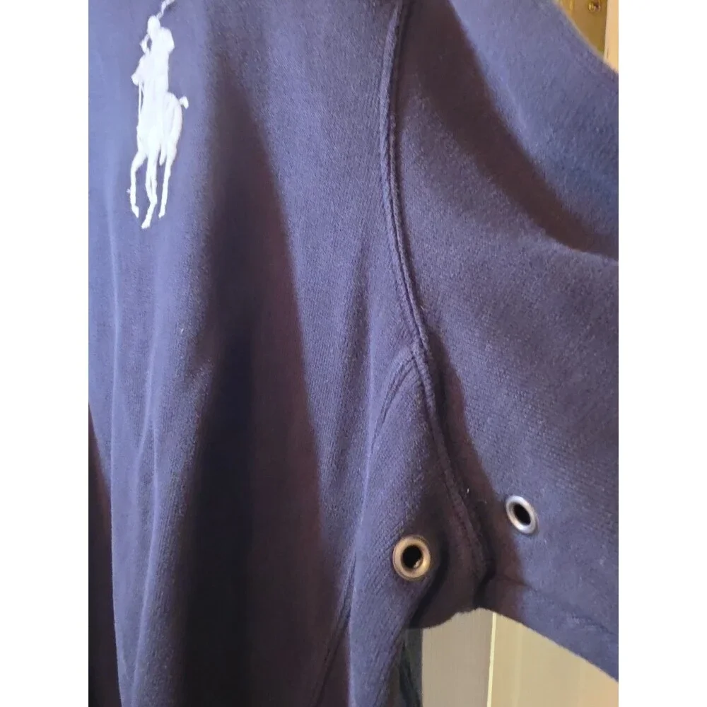 Vintage Polo Ralph Lauren 1933-34 Ski Patch Big Pony 1/4 Zip Pullover XXL